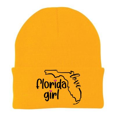 Cute Florida Girl Love Knit Cap Winter Beanie