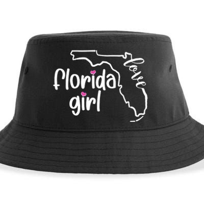 Cute Florida Girl Love Sustainable Bucket Hat