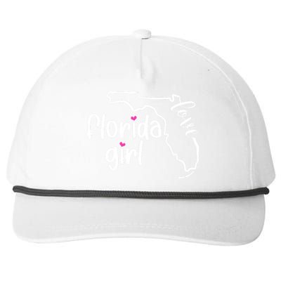 Cute Florida Girl Love Snapback Five-Panel Rope Hat