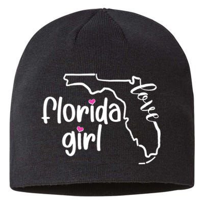 Cute Florida Girl Love Sustainable Beanie