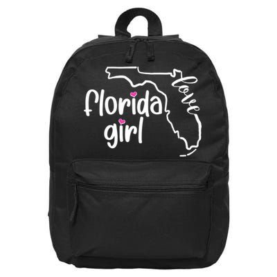 Cute Florida Girl Love 16 in Basic Backpack