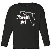 Cute Florida Girl Love Toddler Long Sleeve Shirt