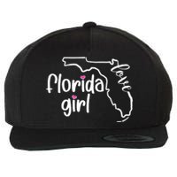 Cute Florida Girl Love Wool Snapback Cap