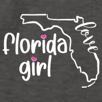 Cute Florida Girl Love Vector Backpack