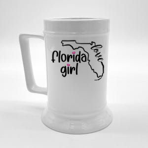 Cute Florida Girl Love Beer Stein