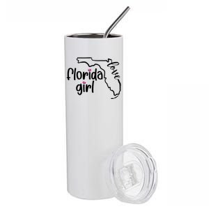 Cute Florida Girl Love Stainless Steel Tumbler