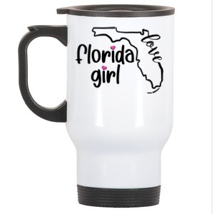 Cute Florida Girl Love Stainless Steel Travel Mug