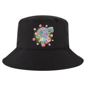 Cute Flower Easter Bunny Cool Comfort Performance Bucket Hat