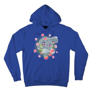 Cute Flower Easter Bunny Hoodie