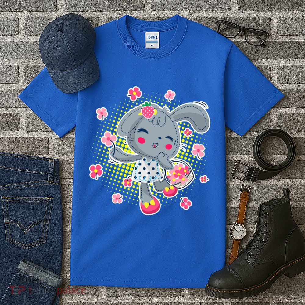 Cute Flower Easter Bunny Tall T-Shirt