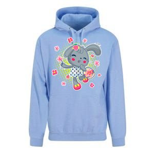 Cute Flower Easter Bunny Unisex Surf Hoodie