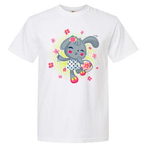 Cute Flower Easter Bunny Garment-Dyed Heavyweight T-Shirt