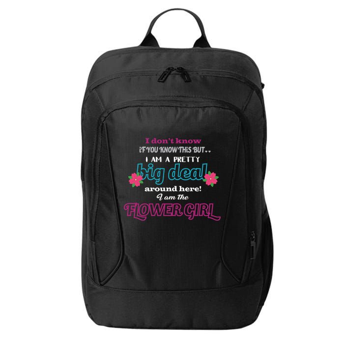Cute Flower Girl City Backpack