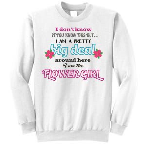 Cute Flower Girl Sweatshirt