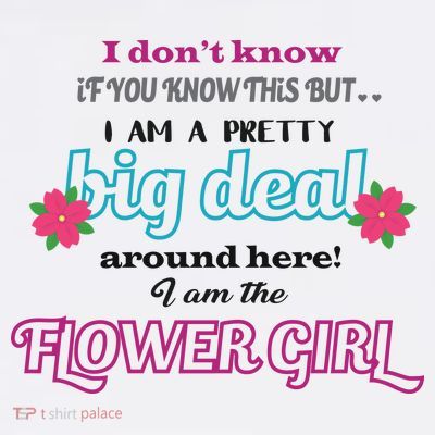 Cute Flower Girl T-Shirt