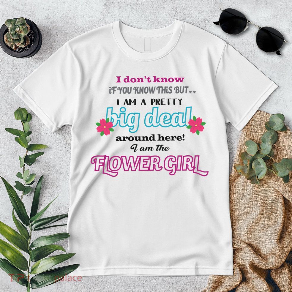 Cute Flower Girl Premium T-Shirt