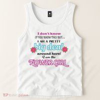 Cute Flower Girl Tank Top