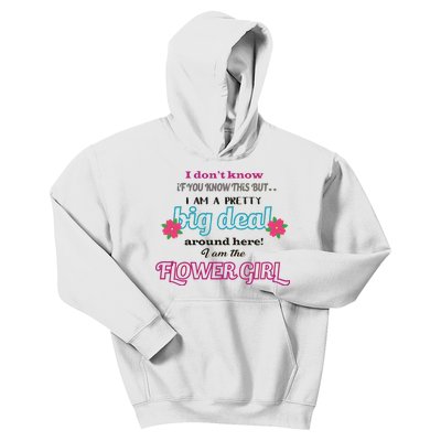 Cute Flower Girl Kids Hoodie