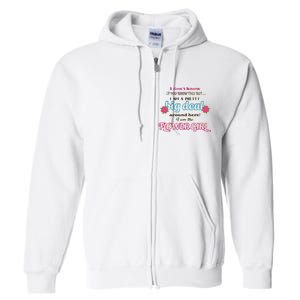 Cute Flower Girl Full Zip Hoodie