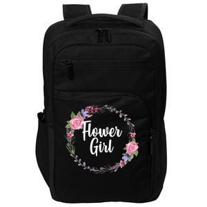 Cute Flower Girl Wedding Impact Tech Backpack