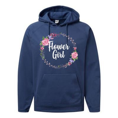 Cute Flower Girl Wedding Performance Fleece Hoodie