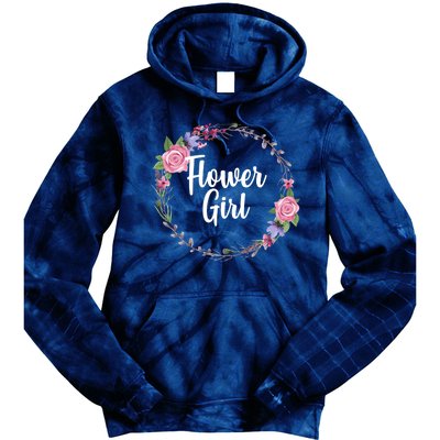 Cute Flower Girl Wedding Tie Dye Hoodie