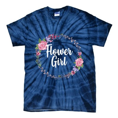 Cute Flower Girl Wedding Tie-Dye T-Shirt