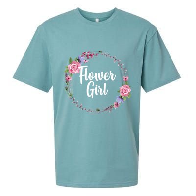 Cute Flower Girl Wedding Sueded Cloud Jersey T-Shirt