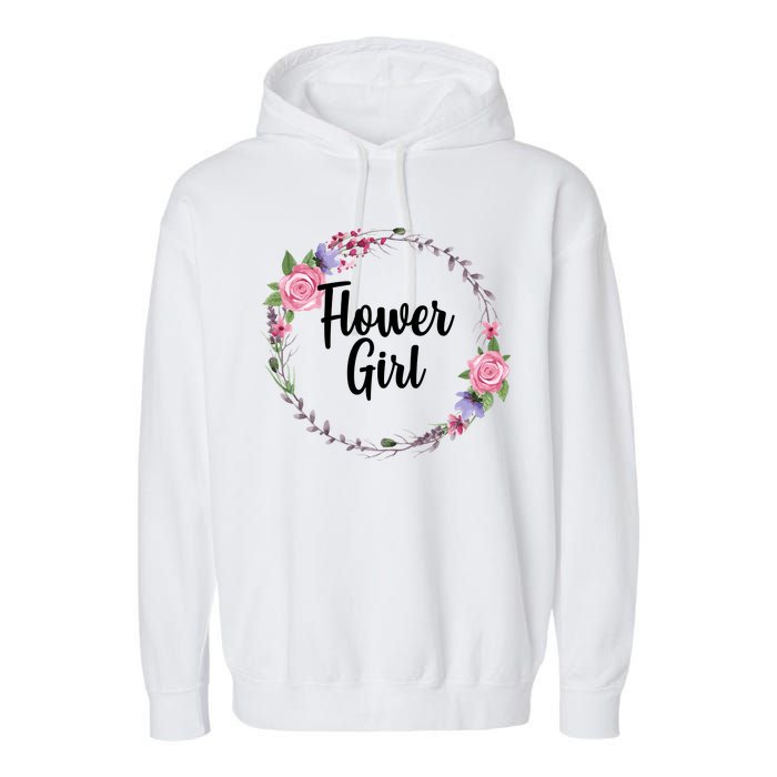 Cute Flower Girl Wedding Garment-Dyed Fleece Hoodie