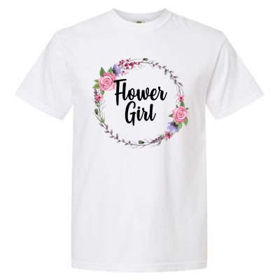 Cute Flower Girl Wedding Garment-Dyed Heavyweight T-Shirt