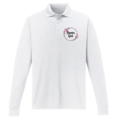 Cute Flower Girl Wedding Performance Long Sleeve Polo