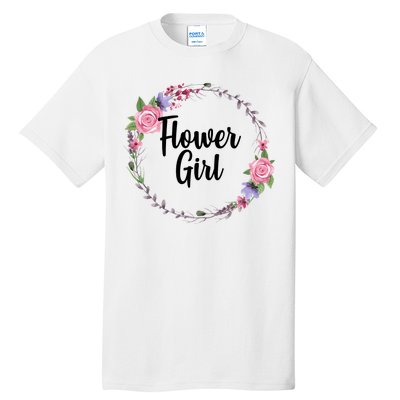 Cute Flower Girl Wedding Tall T-Shirt