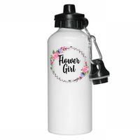 Cute Flower Girl Wedding Aluminum Water Bottle