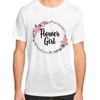 Cute Flower Girl Wedding Adult ChromaSoft Performance T-Shirt