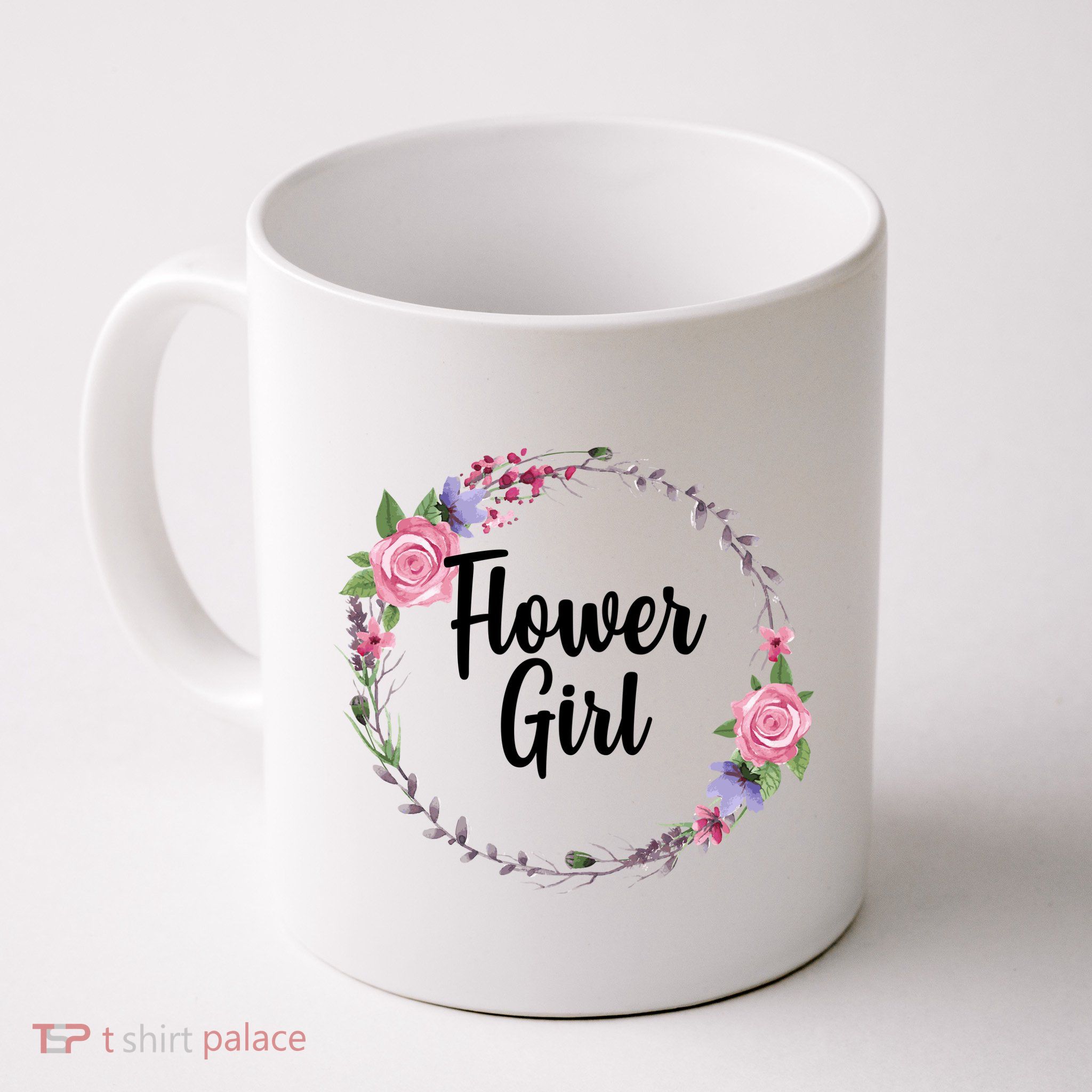 Cute Flower Girl Wedding Mug