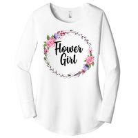 Cute Flower Girl Wedding Women's Perfect Tri Tunic Long Sleeve Shirt