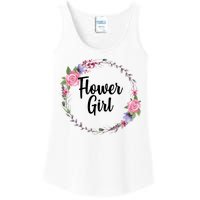 Cute Flower Girl Wedding Ladies Essential Tank