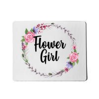 Cute Flower Girl Wedding Mousepad