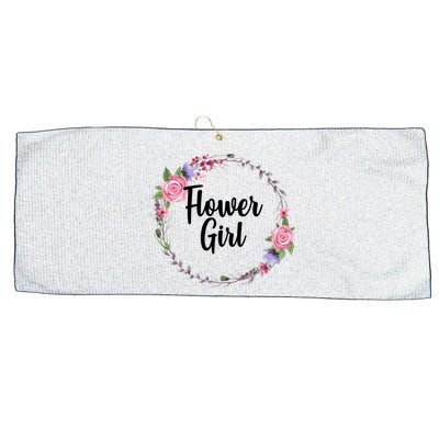 Cute Flower Girl Wedding Large Microfiber Waffle Golf Towel