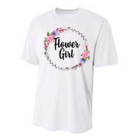 Cute Flower Girl Wedding Performance Sprint T-Shirt