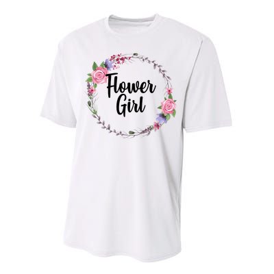 Cute Flower Girl Wedding Performance Sprint T-Shirt