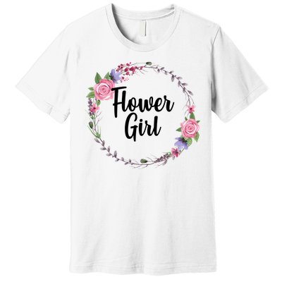 Cute Flower Girl Wedding Premium T-Shirt