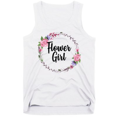 Cute Flower Girl Wedding Tank Top