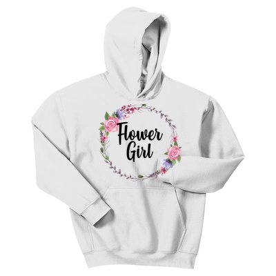 Cute Flower Girl Wedding Kids Hoodie