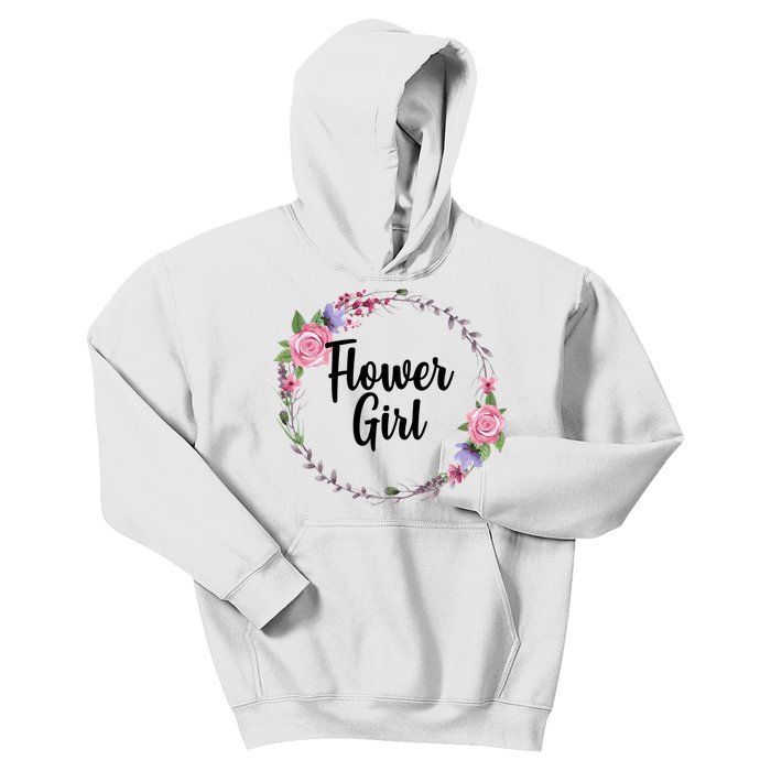 Cute Flower Girl Wedding Kids Hoodie