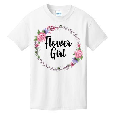 Cute Flower Girl Wedding Kids T-Shirt