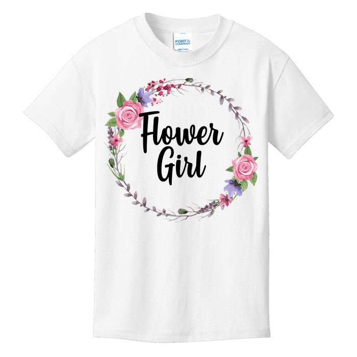 Cute Flower Girl Wedding Kids T-Shirt