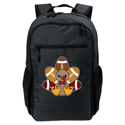 Cute Football Turkey Thanksgiving Daily Commute Backpack