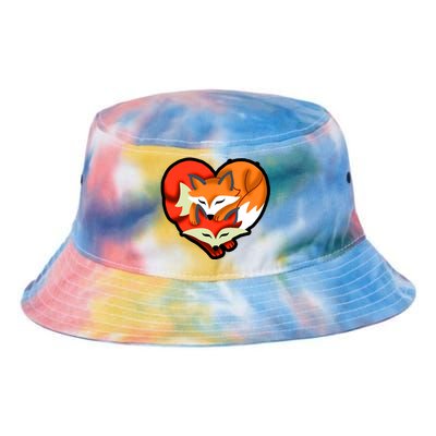 Cute Foxy Heart Fox Lover Tie Dye Newport Bucket Hat