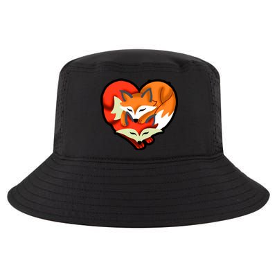 Cute Foxy Heart Fox Lover Cool Comfort Performance Bucket Hat